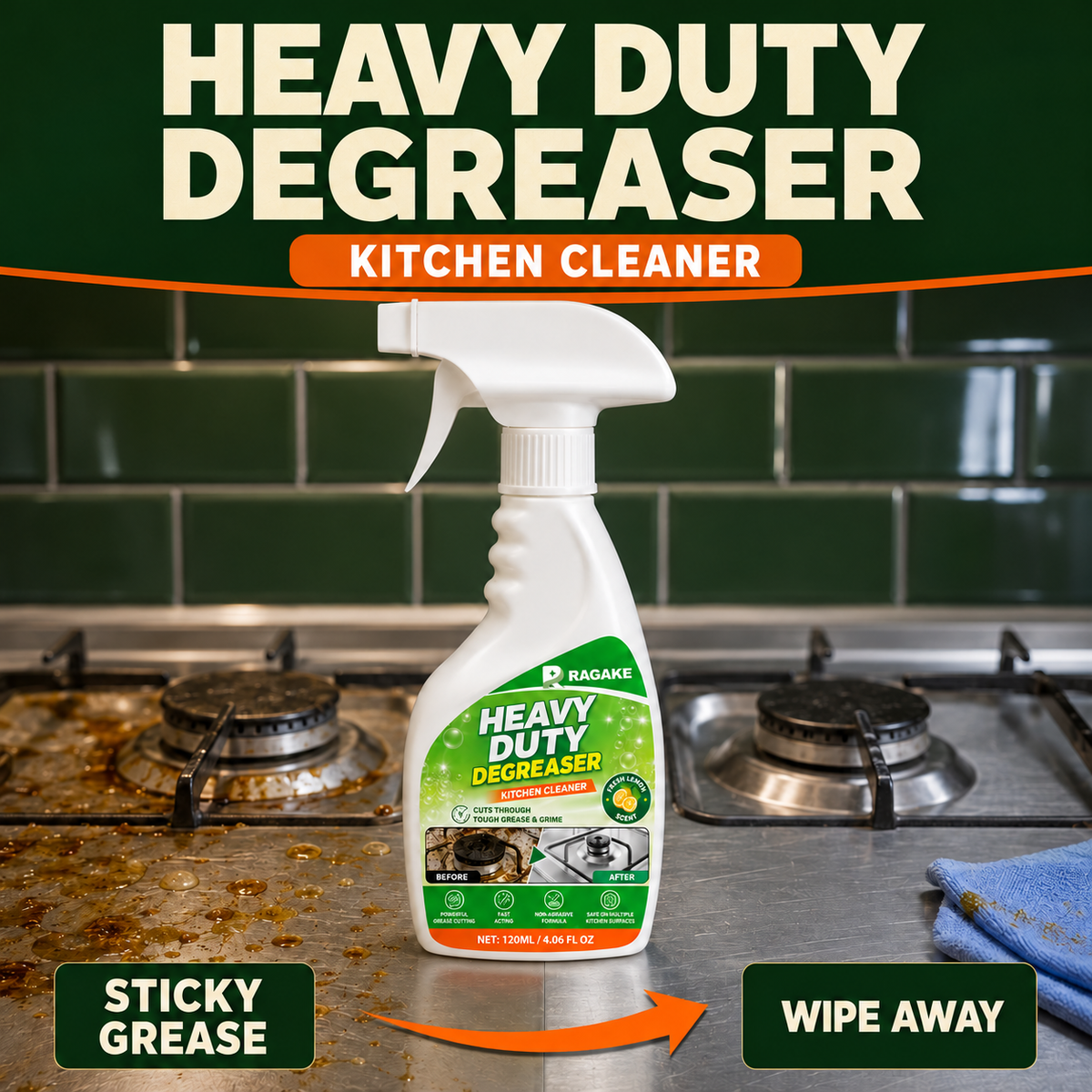 RAGAKE Heavy Duty Multi Surface Degreaser — main image