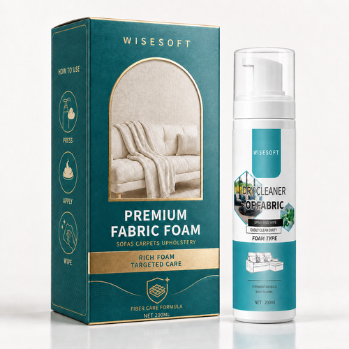 WISESOFT High-Strength Foaming Fabric Cleaner — 1