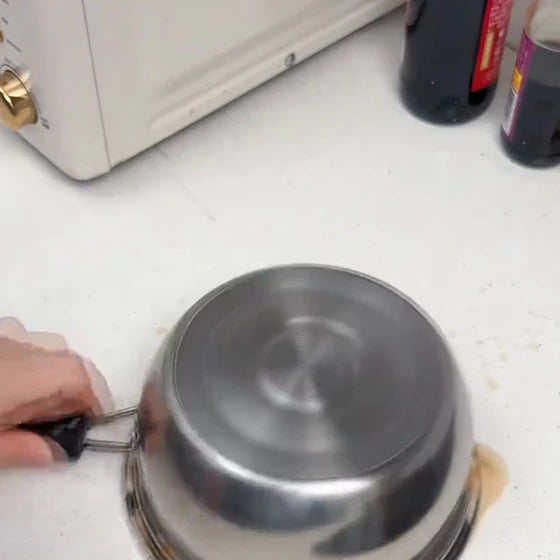 pan after cleaning